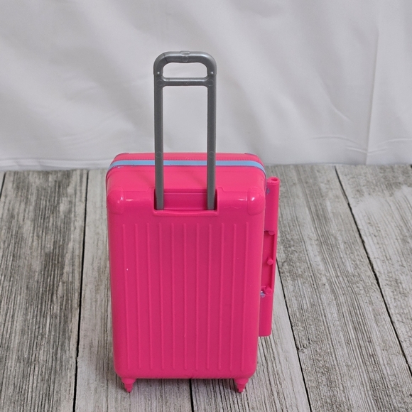 Barbie Pink Toy Replacement Passport Suitcase No Acessories Mattel - Picture 4 of 7